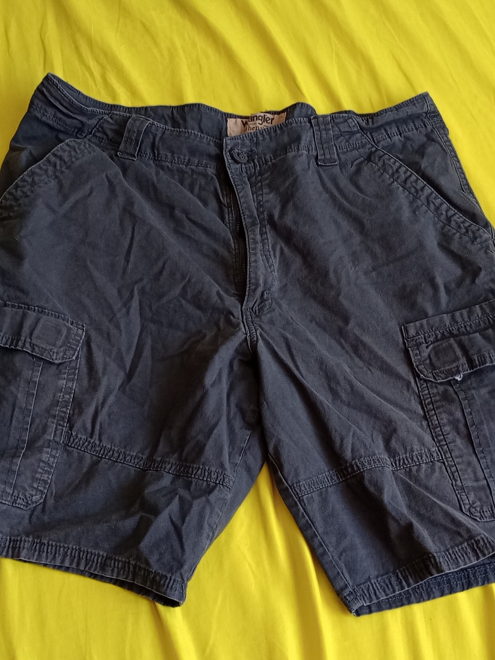 Wrangler Men's Dark Blue Cargo Shorts